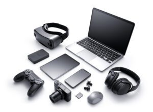Gadgets in a White Surface