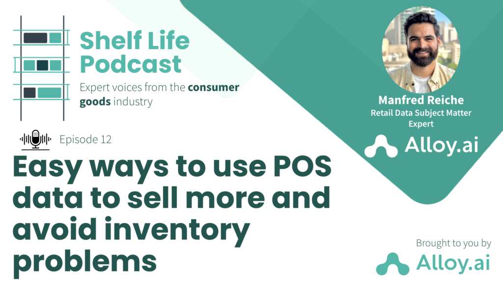 Podcast title card: Easy ways to use POS data to sell more and avoid inventory problems